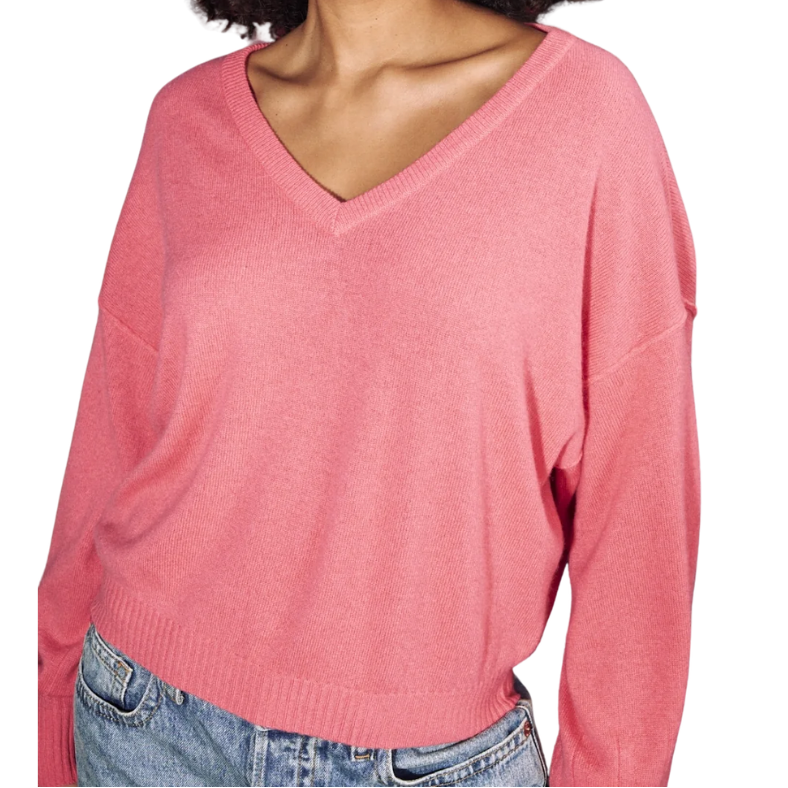 Abby Reversible Jumper Cerise