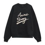Miles Sweatshirt Chenille Signature Black