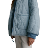 Serina Reversible Quilt Jacket Blue
