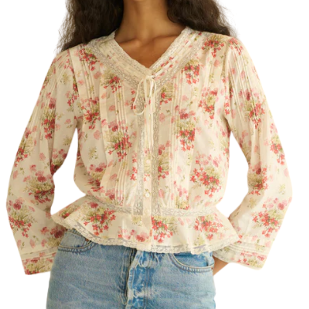 Hillock Top Ivory Floral