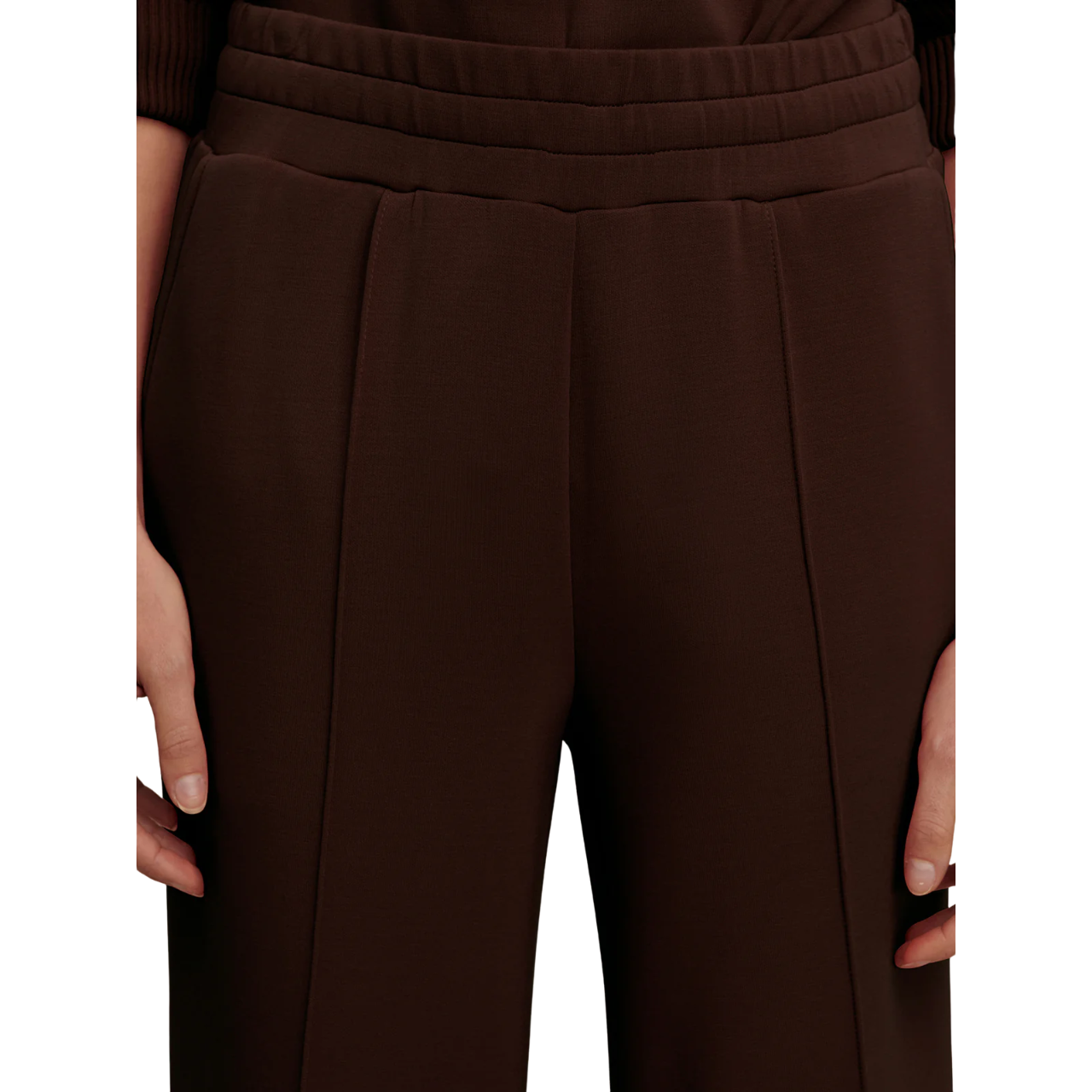 The Wide Leg Pant 30" CoffeeBean