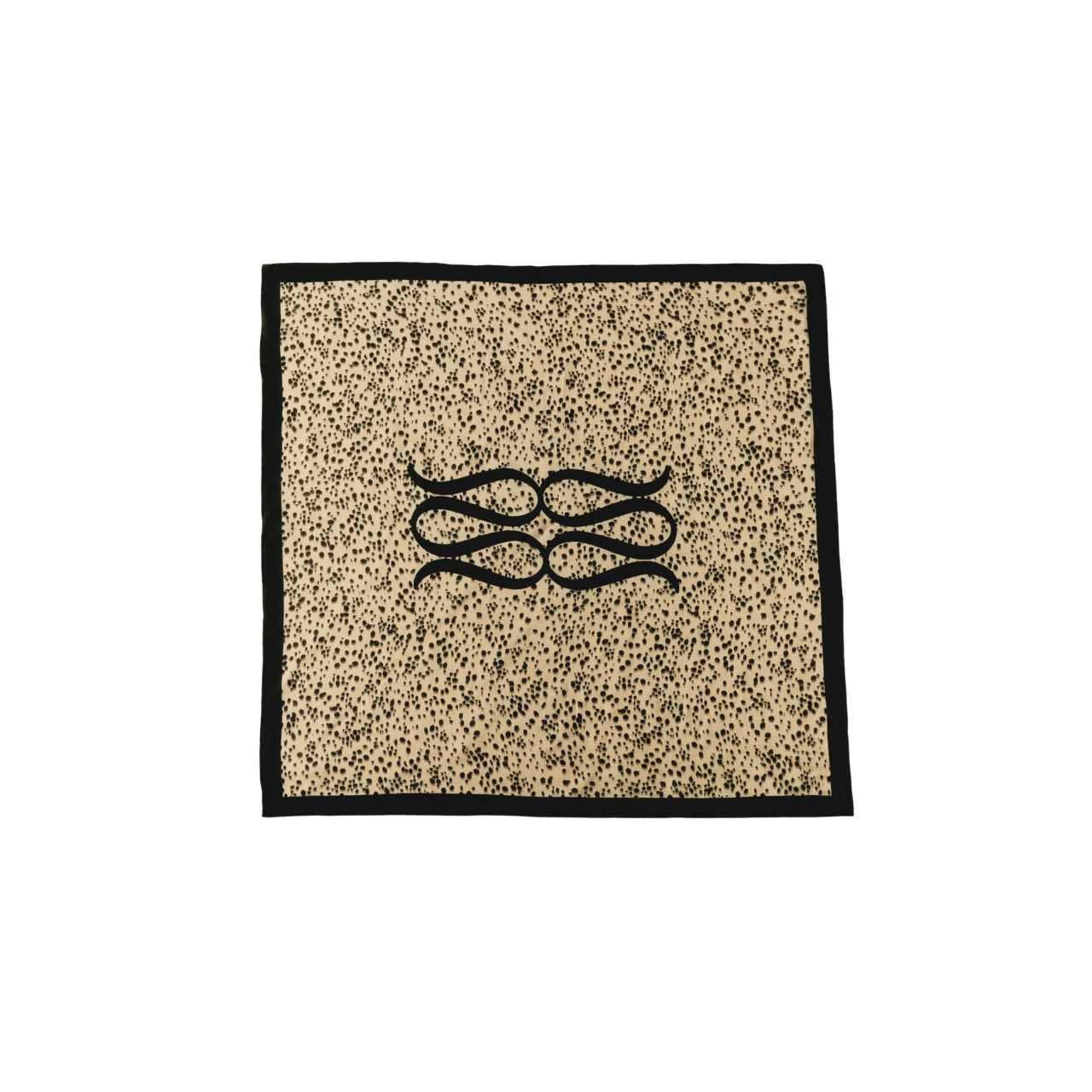 Silk Twill Scarf Shaded Dot