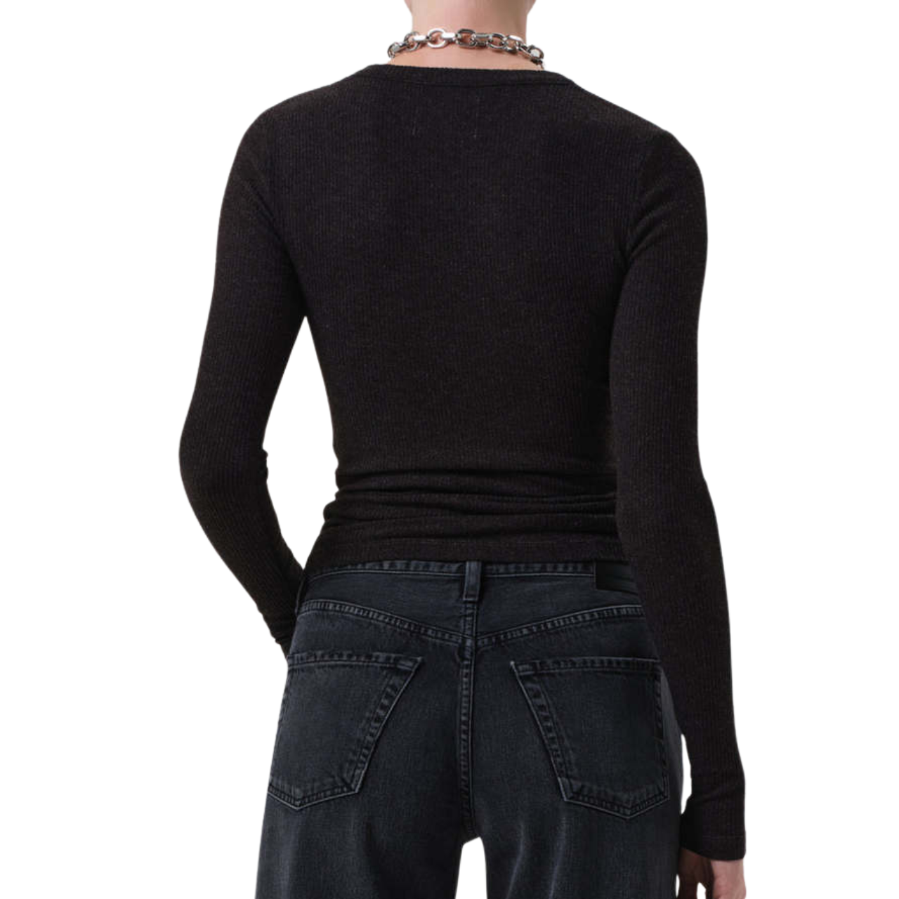 Bina Crewneck Heather Brown