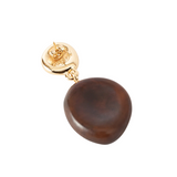 Bean Drop Earrings Dark Horn
