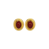 Prize Earring Burgundy