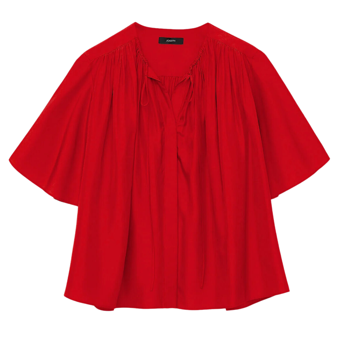 Habotai Crimson Blouse