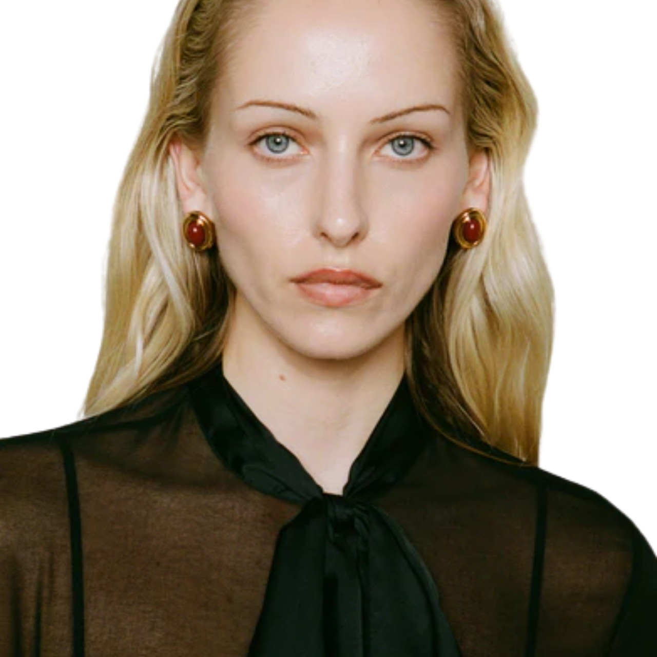 Prize Earring Burgundy