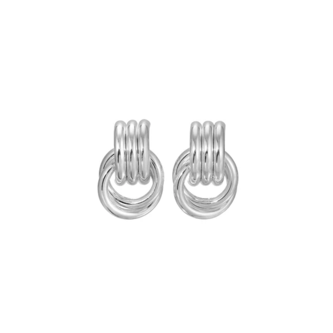 Mini Knot Earring Silver