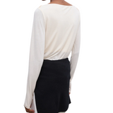 LS Square Neck Top Cream