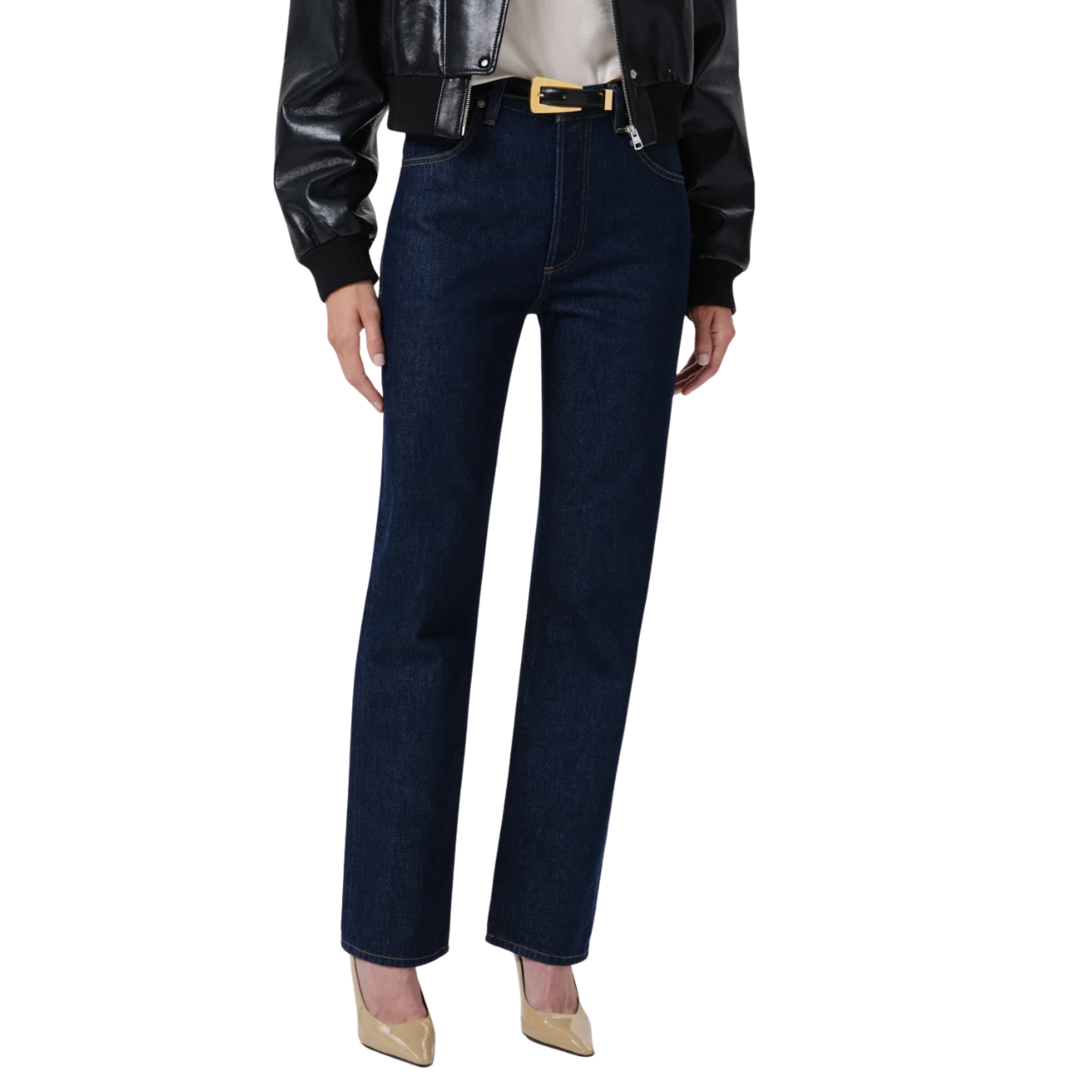 90's Amherst French High Rise Straight Jeans