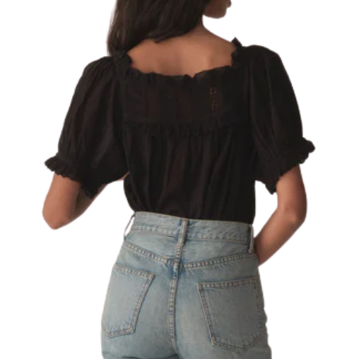 Frances Top Black