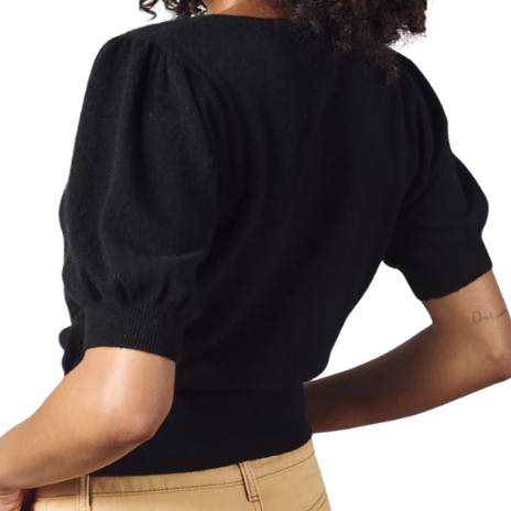 Baja Bliss Puff Slv Knit Top