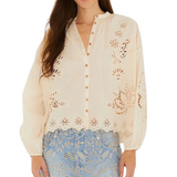 Artisanal Soft Pink Blouse