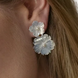 Tibby Earrings Mother-Of-Pearl