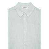 Plaza Shirt Green White Stripe