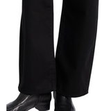 The Bow Crop Jean Black