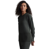 Lowry Longline Sweat Olive Marl