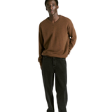 Raxon VNeck Knit Chestnut