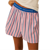 Ecovero Pyjama Shorts - Lazy Sundays Stripe