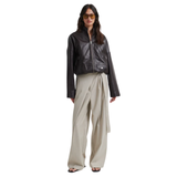 Boston Leather Jacket Fudge