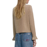 Gold Crystal Trim Cardigan