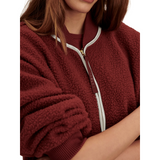 Hansley Fleece jacket Maroon