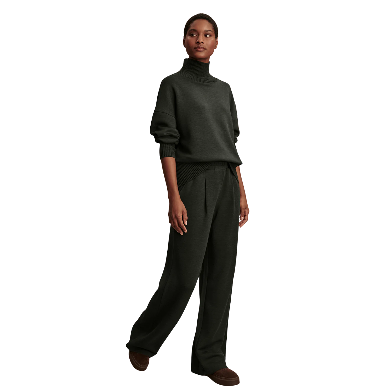 The Extra Wide Leg Pant 29.5 Olive