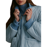 Serina Reversible Quilt Jacket Blue