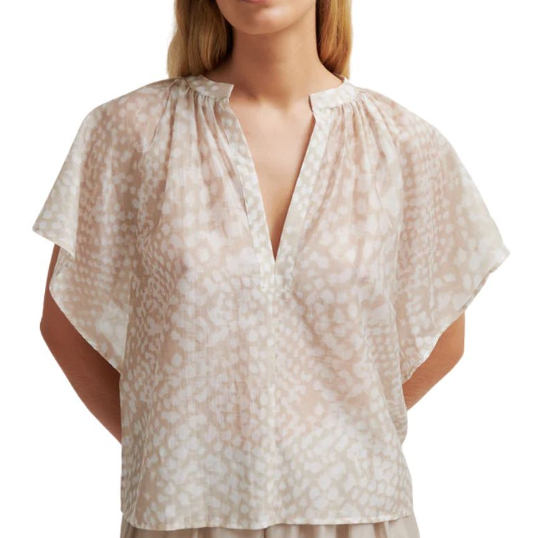 Shades Blouse Taupe