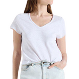 Sonoma Tee Raw Hem White