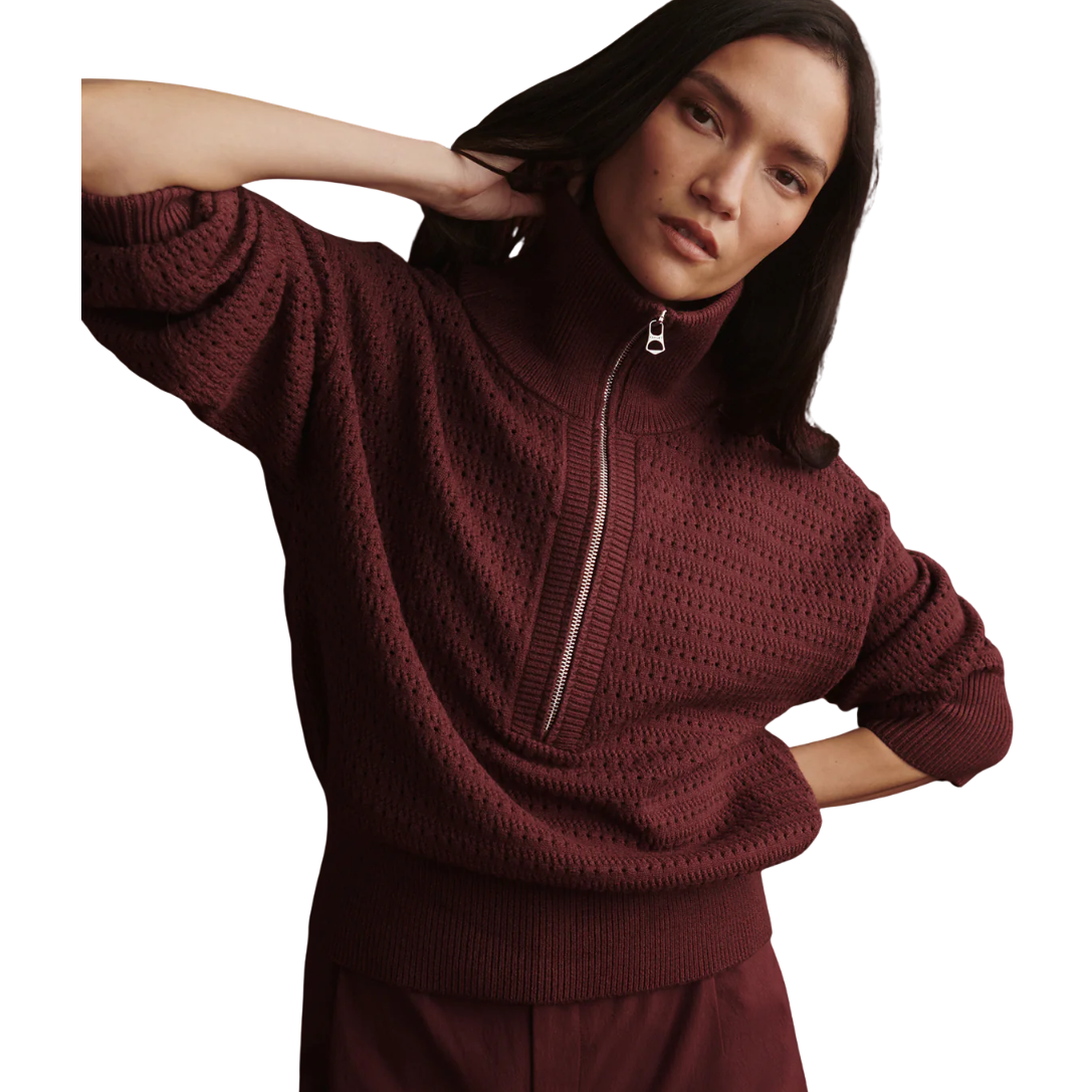 Darla Half Zip Knit Sassafras