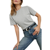 Cotton Cashmere Tee Grey