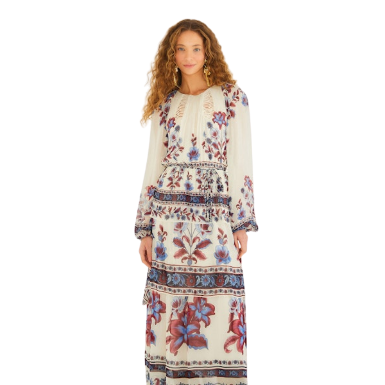 Malu Winter White Maxi Dress