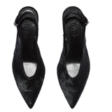 Carla Pony Hair Pumps Black