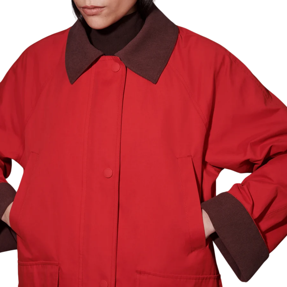 Rylan Washed Red Barn Jacket