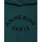 Harvey Hoodie Paris Dark Teal