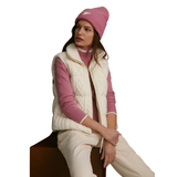 Irina Cable Knit Gilet Egret