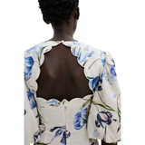 Victoria Midi Dress Tulip Blue