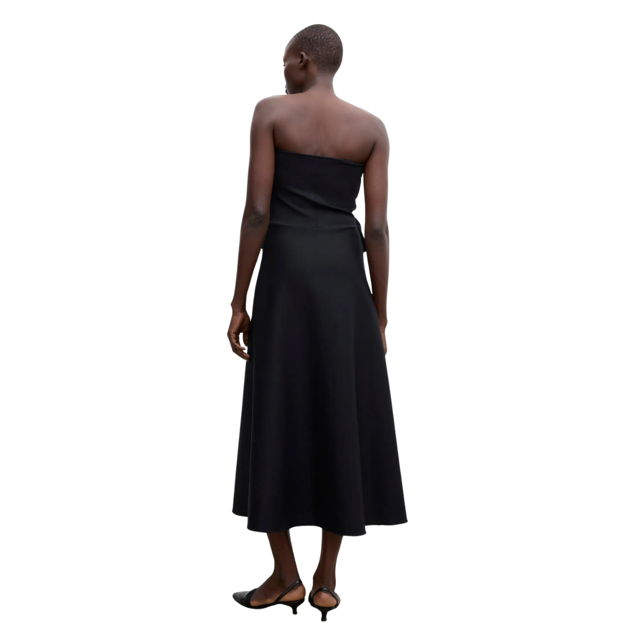 Sculpted Tube Dress Black