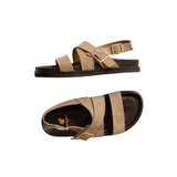 Nori Flat Sandals Antilope