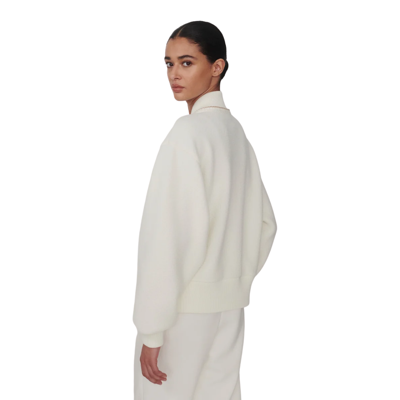 Klaudia Fleece Jacket Egret