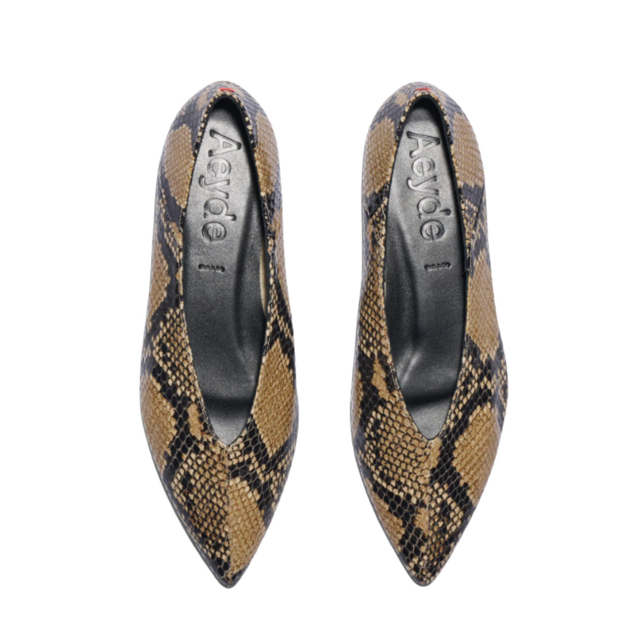 Moa Pointed Toe Flats Hazelnut