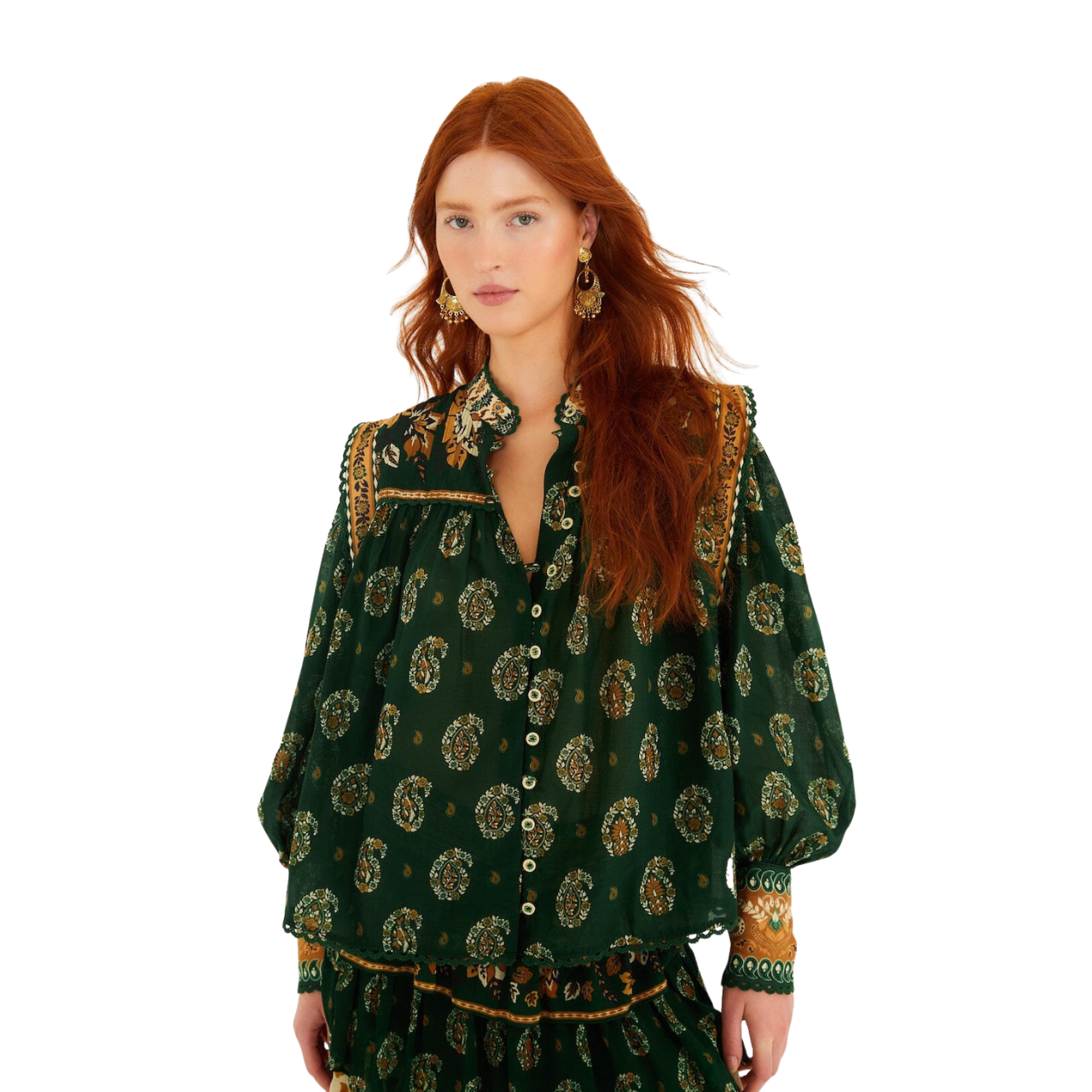 Tayla Blouse Green