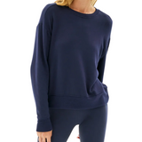Sonja Fleece Sweatshirt Indigo