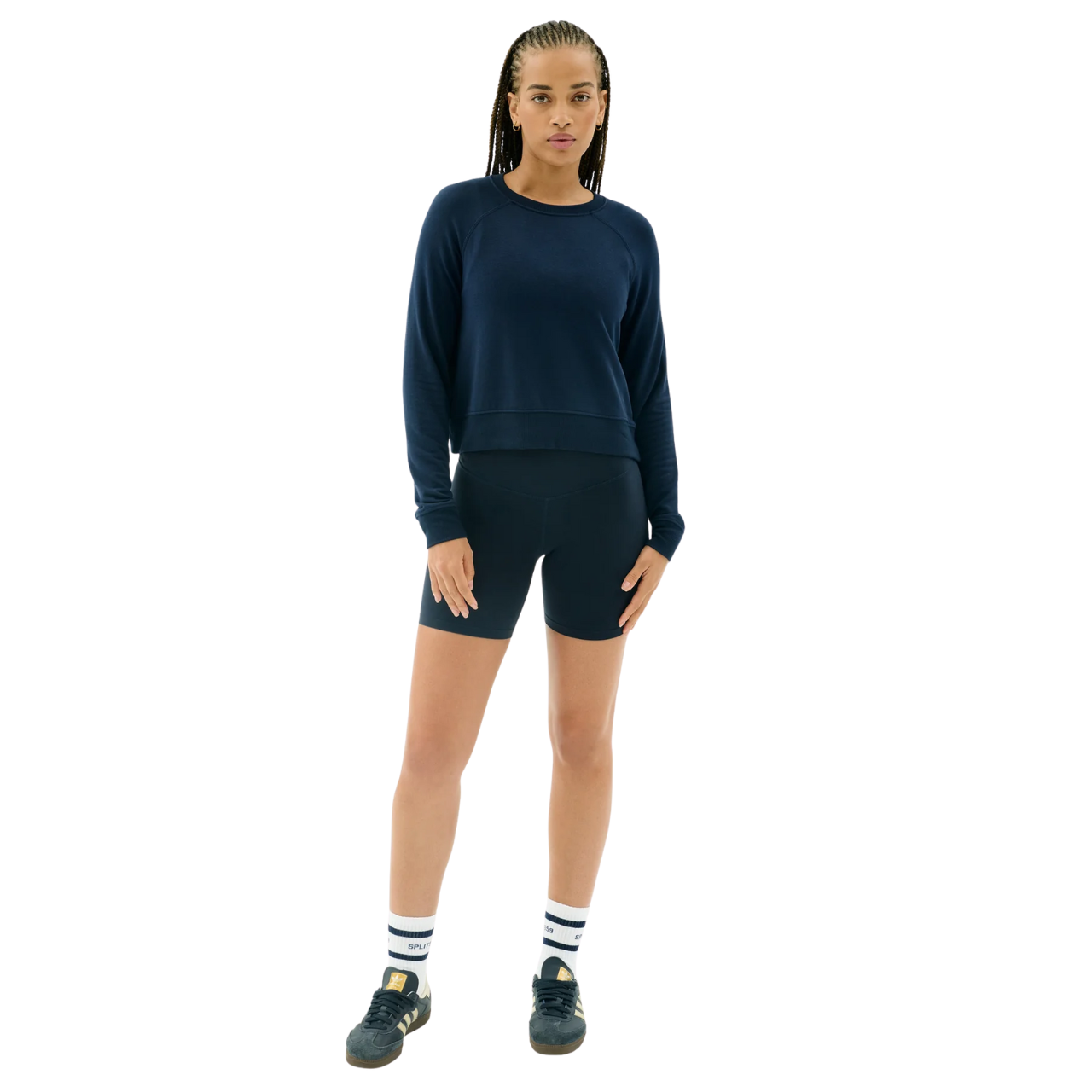 Brooks Fleece LS Sweatshirt Indigo