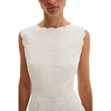 Elin Lace Midi Dress Vanilla