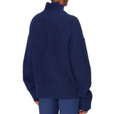Isabel Soft Wool Rib Jumper Abyss