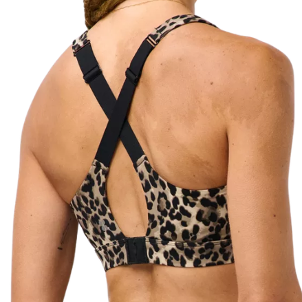 Power Pulse Piping Bra Leopard