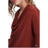 Vinnie Silk Blouse Red