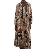 Tapestry Midi Dress Dream Cream